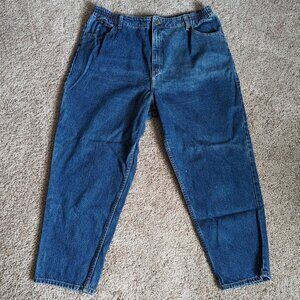 90s VTG LL Bean Double L Comfort Waist 100% Cotton High Rise Mom Jeans Sz 20P